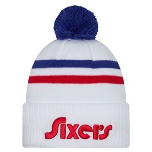New Era NBA Philadelphia 76ers Unisex Toboggan Winter Hat Beanie Cap Tavern Knit